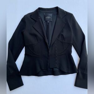 Black structured Robert Rodriguez jacket